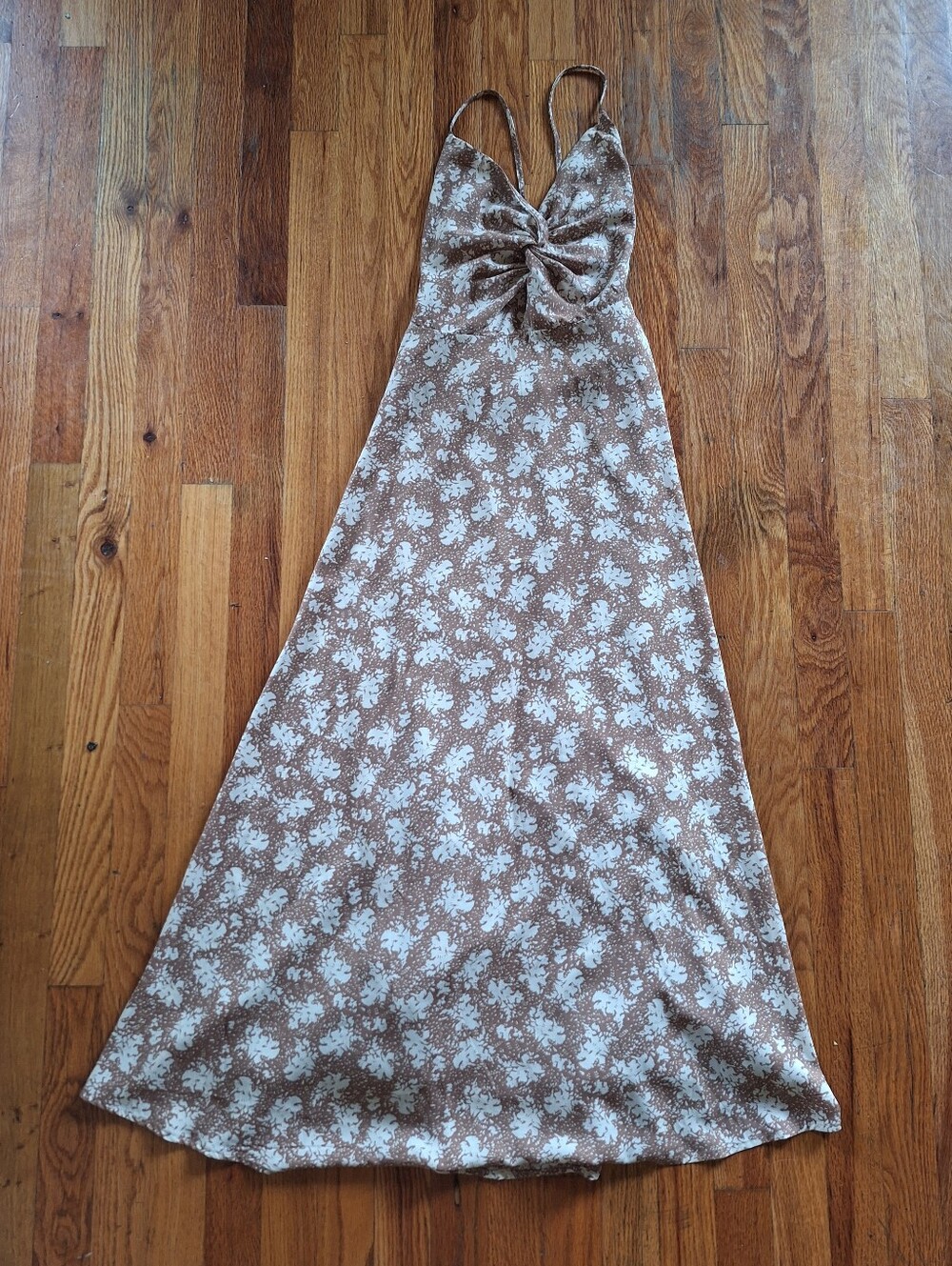 Lulu's Brown Maxi Dress XS